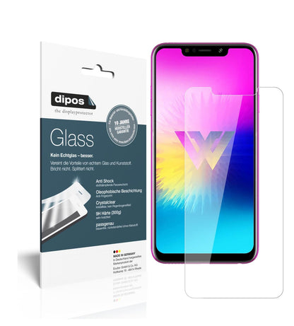 Klare Displayschutzfolie von dipos passend für LG W10, 9H kratzfest und blasenfrei montiert