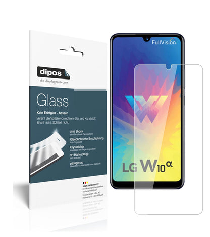 Klare Displayschutzfolie von dipos passend für LG W10 Alpha, 9H kratzfest und blasenfrei montiert