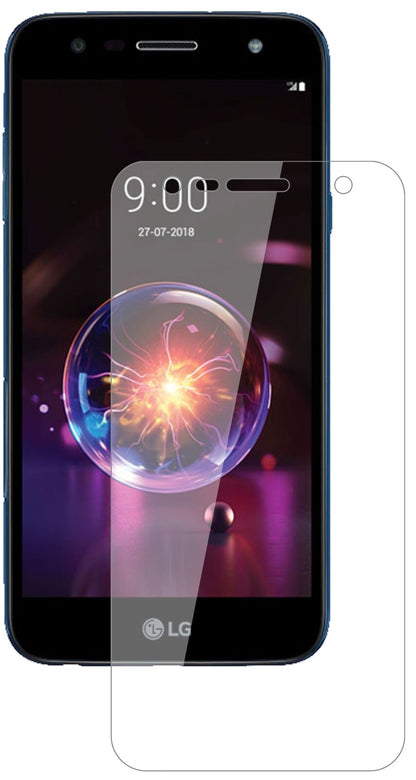 Klare Displayschutzfolie von dipos passend für LG X power 3, 9H kratzfest und blasenfrei montiert