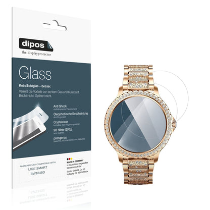 Klare Displayschutzfolie von dipos passend für LIGE SMART BW1845D, 9H kratzfest und blasenfrei montiert