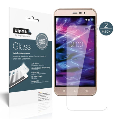 Klare Displayschutzfolie von dipos passend für Medion Life E5006, 9H kratzfest und blasenfrei montiert