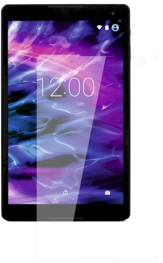 Klare Displayschutzfolie von dipos passend für Medion LifeTab P10505, 9H kratzfest und blasenfrei montiert