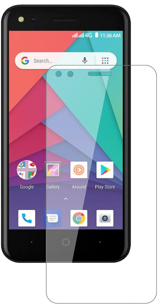 Klare Displayschutzfolie von dipos passend für Micromax Bharat Go, 9H kratzfest und blasenfrei montiert