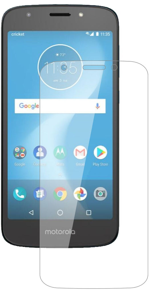 Klare Displayschutzfolie von dipos passend für Motorola Moto E5 Cruise, 9H kratzfest und blasenfrei montiert