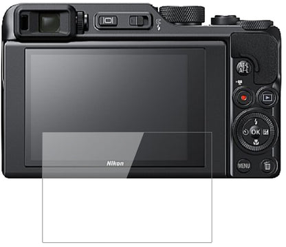Klare Displayschutzfolie von dipos passend für Nikon Coolpix A1000, 9H kratzfest und blasenfrei montiert
