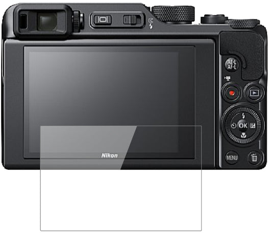 Klare Displayschutzfolie von dipos passend für Nikon Coolpix A1000, 9H kratzfest und blasenfrei montiert