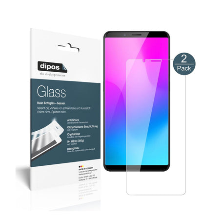 Klare Displayschutzfolie von dipos passend für Nubia Z18 Mini, 9H kratzfest und blasenfrei montiert