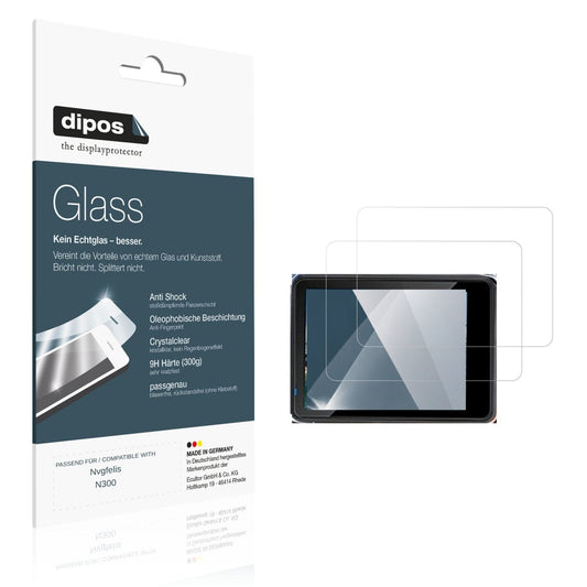 Klare Displayschutzfolie von dipos passend für Nvgfelis N300, 9H kratzfest und blasenfrei montiert