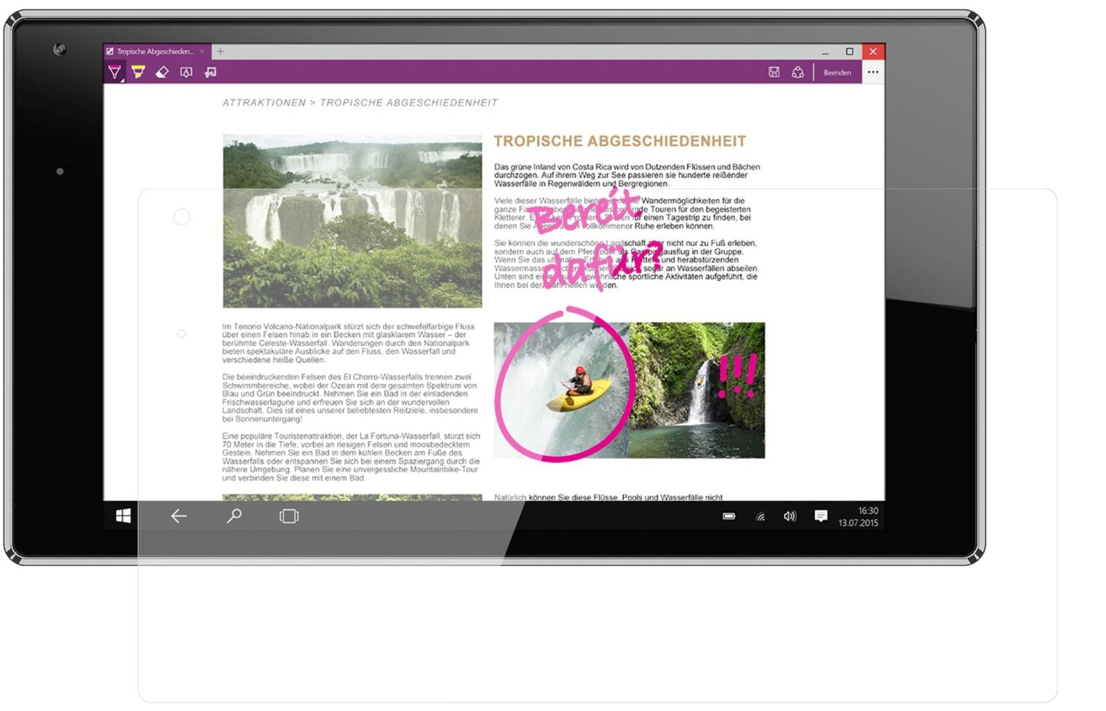 Klare Displayschutzfolie von dipos passend für Odys Winpad X9 22,6 cm (8,9 Zoll), 9H kratzfest und blasenfrei montiert
