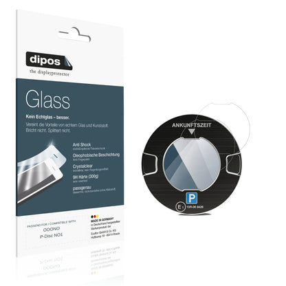 Klare Displayschutzfolie von dipos passend für OOONO P-Disc NO1, 9H kratzfest und blasenfrei montiert