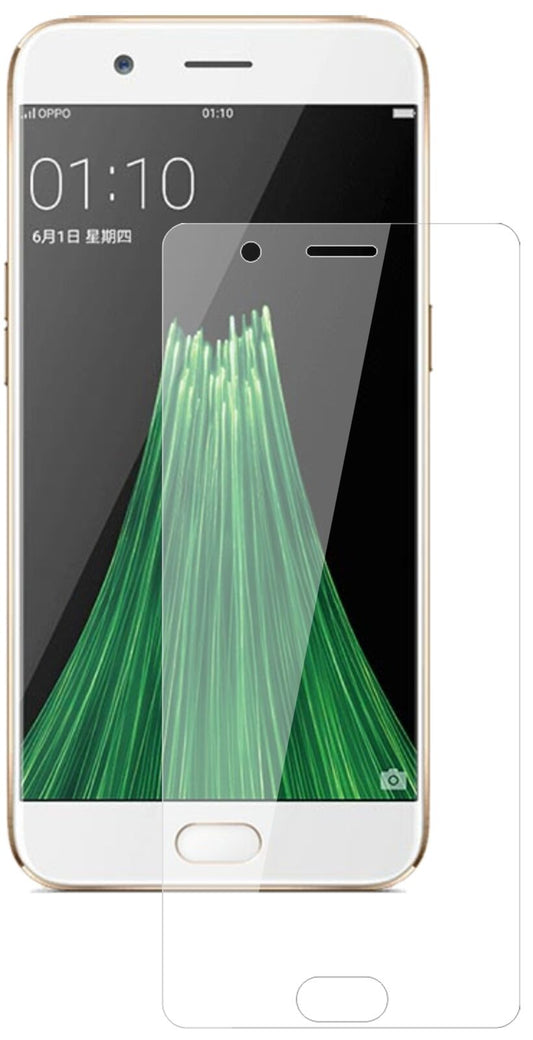 Klare Displayschutzfolie von dipos passend für Oppo R11, 9H kratzfest und blasenfrei montiert