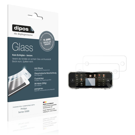Klare Displayschutzfolie von dipos passend für Philips Series 5500, 9H kratzfest und blasenfrei montiert