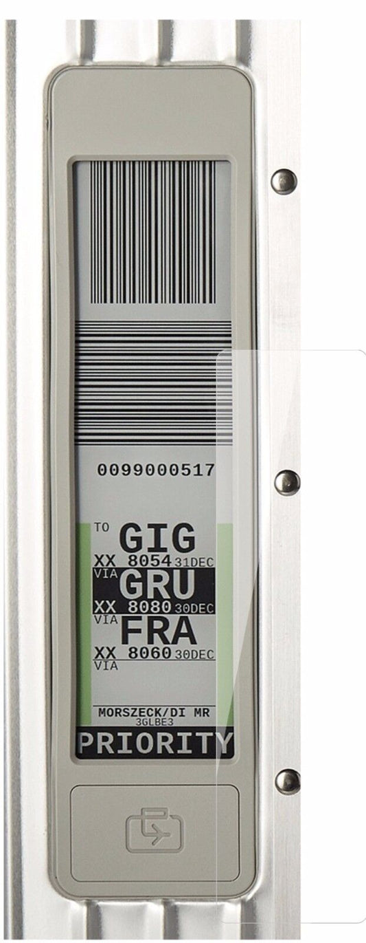Klare Displayschutzfolie von dipos passend für Rimova Electronic Tag, 9H kratzfest und blasenfrei montiert