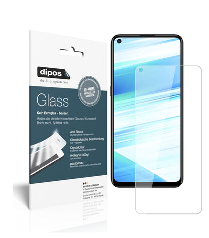 Klare Displayschutzfolie von dipos passend für Samsung Galaxy M40, 9H kratzfest und blasenfrei montiert