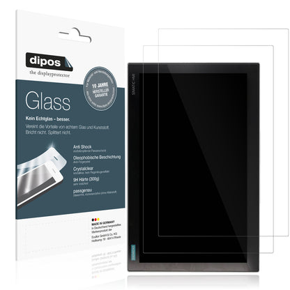 Klare Displayschutzfolie von dipos passend für Siemens IPC 477E, 9H kratzfest und blasenfrei montiert