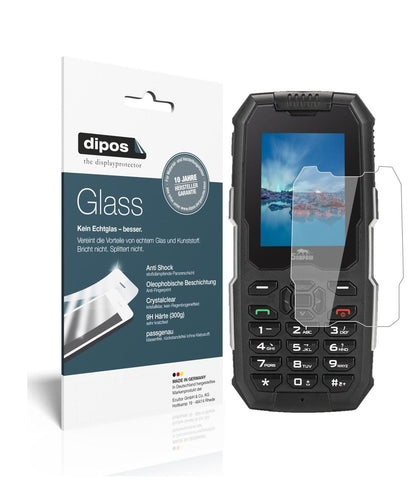 Klare Displayschutzfolie von dipos passend für Snopow M2, 9H kratzfest und blasenfrei montiert