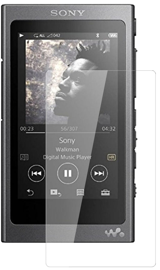 Klare Displayschutzfolie von dipos passend für Sony Walkman NW-A35, 9H kratzfest und blasenfrei montiert