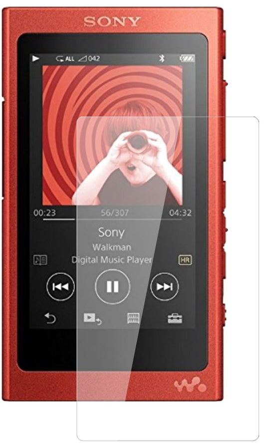 Klare Displayschutzfolie von dipos passend für Sony Walkman NW-A35HN, 9H kratzfest und blasenfrei montiert