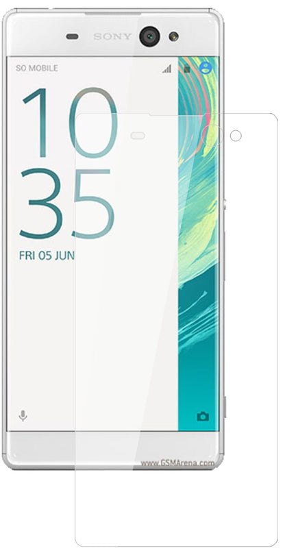 Klare Displayschutzfolie von dipos passend für Sony Xperia XA Ultra, 9H kratzfest und blasenfrei montiert