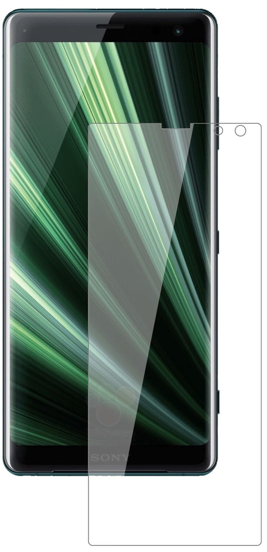 Klare Displayschutzfolie von dipos passend für Sony Xperia XZ3, 9H kratzfest und blasenfrei montiert