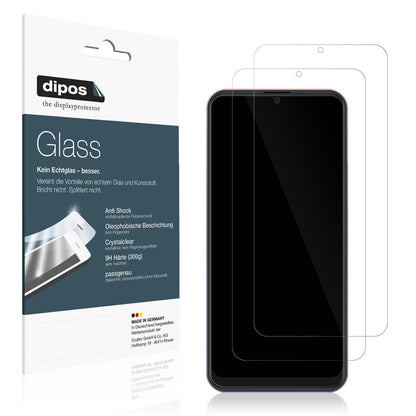 Klare Displayschutzfolie von dipos passend für Symphony Z30, 9H kratzfest und blasenfrei montiert