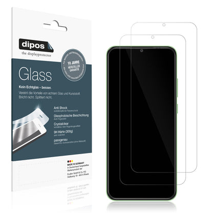Klare Displayschutzfolie von dipos passend für Symphony Z55, 9H kratzfest und blasenfrei montiert
