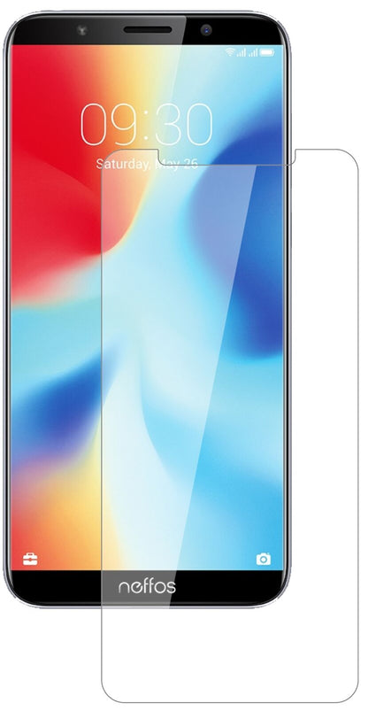 Klare Displayschutzfolie von dipos passend für TP-Link Neffos C9A, 9H kratzfest und blasenfrei montiert