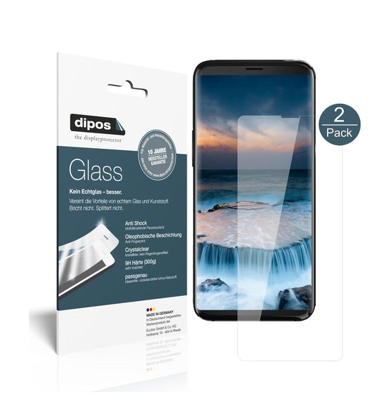 Klare Displayschutzfolie von dipos passend für Uhans i8 Pro, 9H kratzfest und blasenfrei montiert