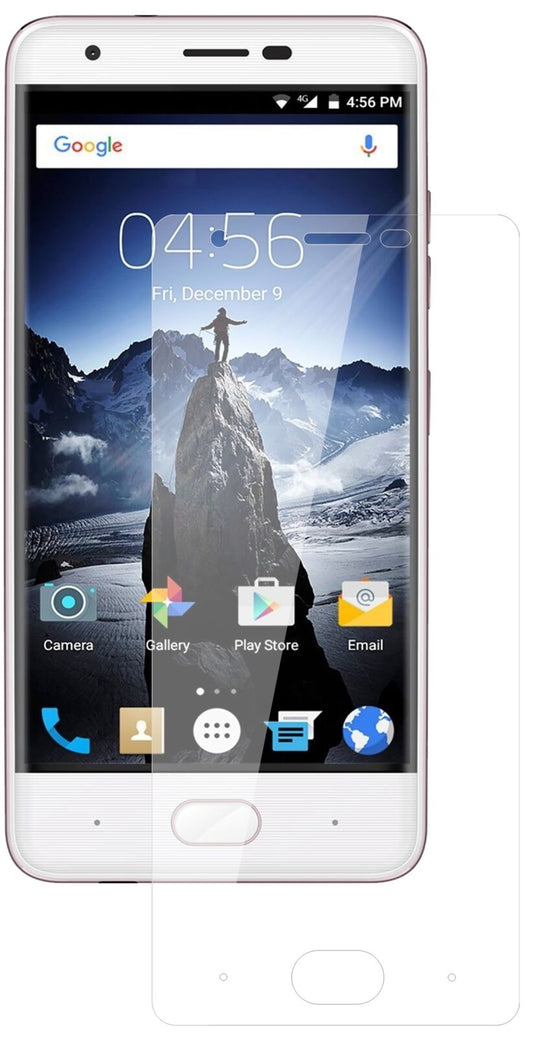 Klare Displayschutzfolie von dipos passend für Ulefone U008 Pro, 9H kratzfest und blasenfrei montiert