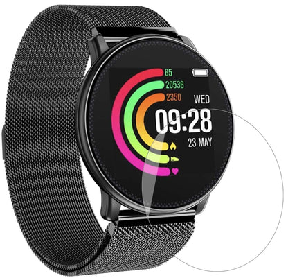 Klare Displayschutzfolie von dipos passend für Umidigi Uwatch, 9H kratzfest und blasenfrei montiert