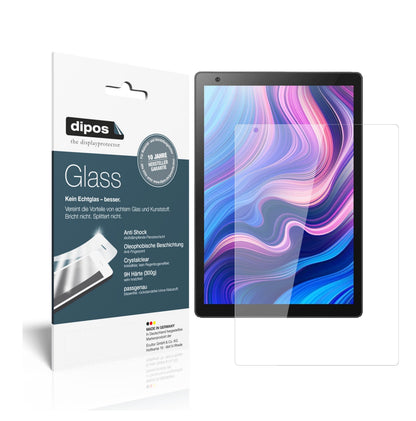 Klare Displayschutzfolie von dipos passend für Vankyo MatrixPad Z10 10.1 Zoll, 9H kratzfest und blasenfrei montiert