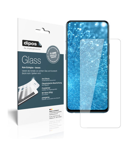 Klare Displayschutzfolie von dipos passend für Vivo V15 Pro, 9H kratzfest und blasenfrei montiert