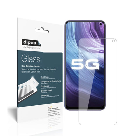 Klare Displayschutzfolie von dipos passend für Vivo Z6, 9H kratzfest und blasenfrei montiert
