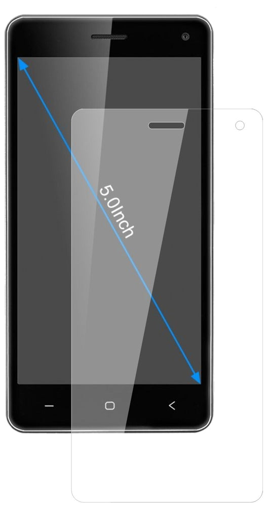 Klare Displayschutzfolie von dipos passend für VKWORLD T5, 9H kratzfest und blasenfrei montiert