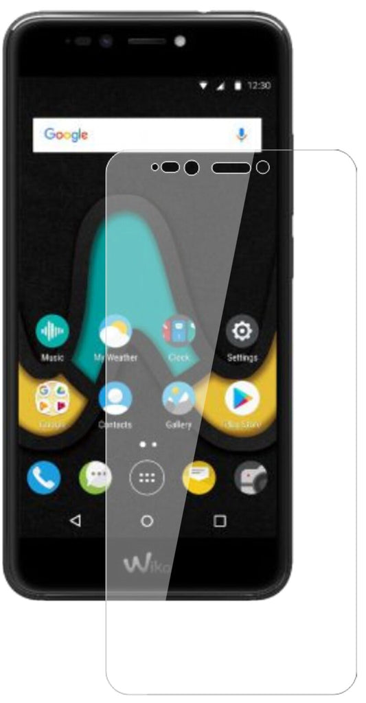 Klare Displayschutzfolie von dipos passend für Wiko Upulse Lite, 9H kratzfest und blasenfrei montiert