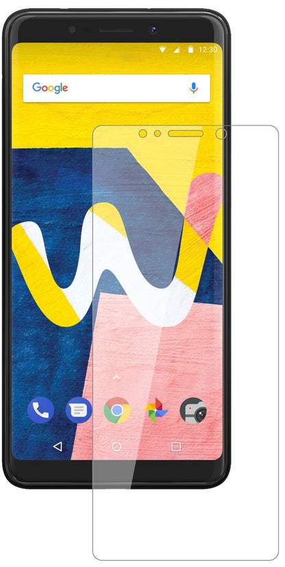 Klare Displayschutzfolie von dipos passend für Wiko View Lite, 9H kratzfest und blasenfrei montiert