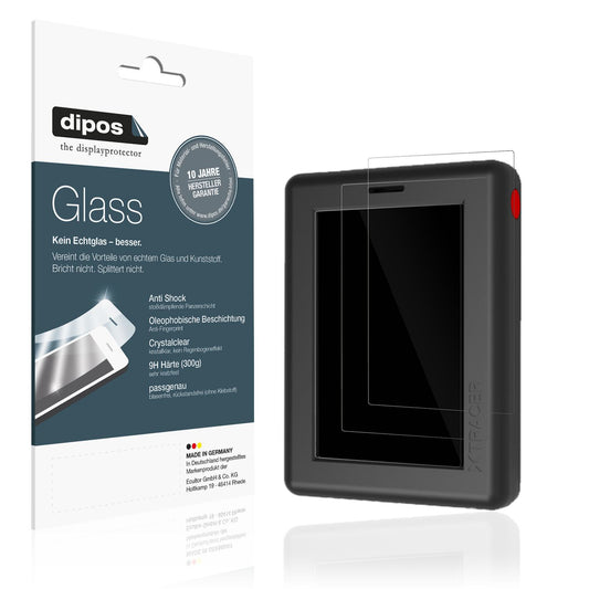Klare Displayschutzfolie von dipos passend für XC Tracer Maxx III, 9H kratzfest und blasenfrei montiert