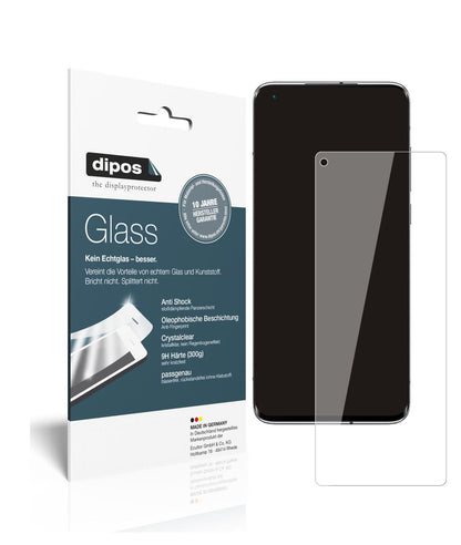 Klare Displayschutzfolie von dipos passend für Xiaomi Mi 10 Ultra, 9H kratzfest und blasenfrei montiert