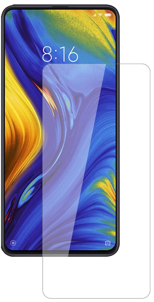 Klare Displayschutzfolie von dipos passend für Xiaomi Mi Mix 3, 9H kratzfest und blasenfrei montiert