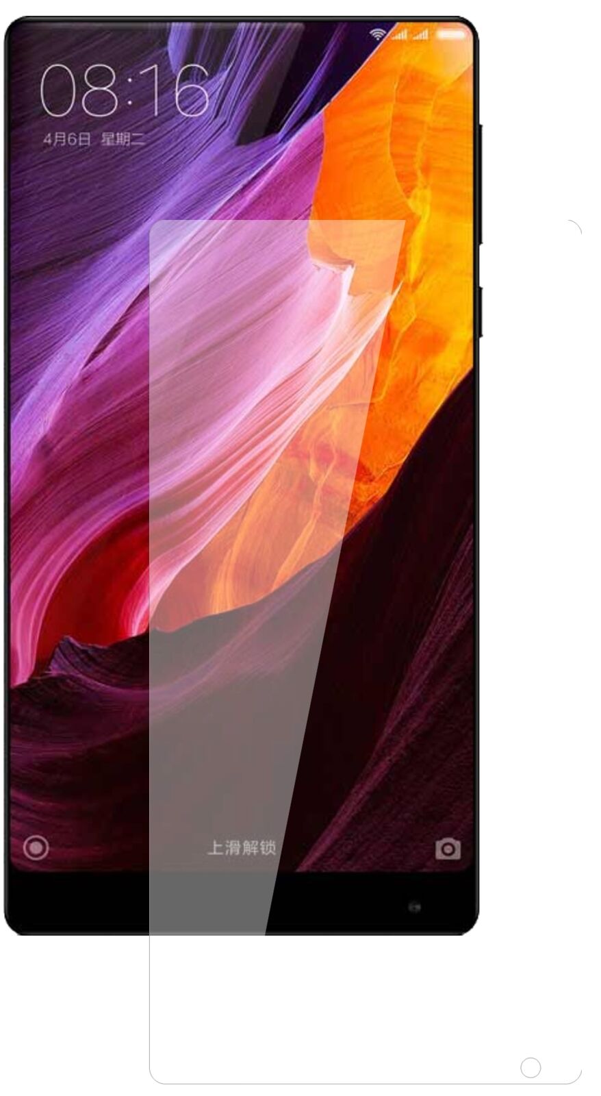 Klare Displayschutzfolie von dipos passend für Xiaomi Mi Mix Nano, 9H kratzfest und blasenfrei montiert