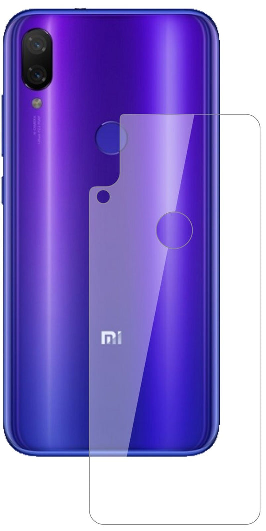 Klare Displayschutzfolie von dipos passend für Xiaomi Mi Play Rückseite, 9H kratzfest und blasenfrei montiert