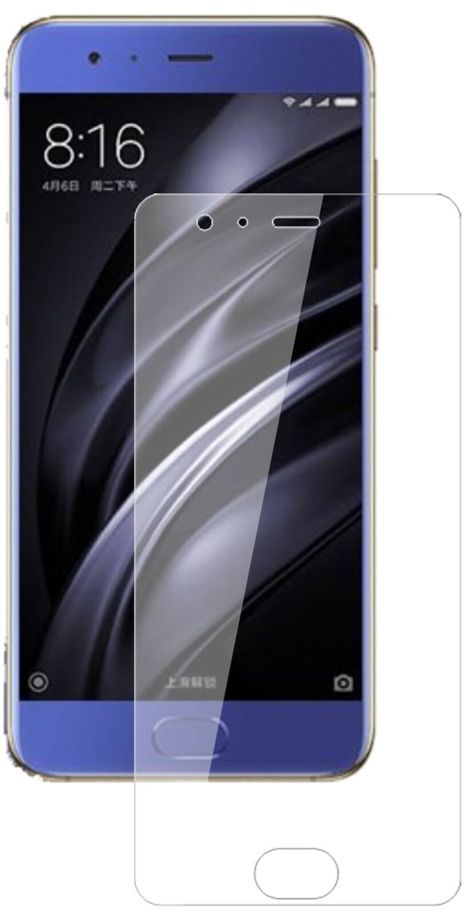 Klare Displayschutzfolie von dipos passend für Xiaomi Mi6, 9H kratzfest und blasenfrei montiert