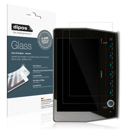 Klare Displayschutzfolie von dipos passend für Xzent F-285, 9H kratzfest und blasenfrei montiert
