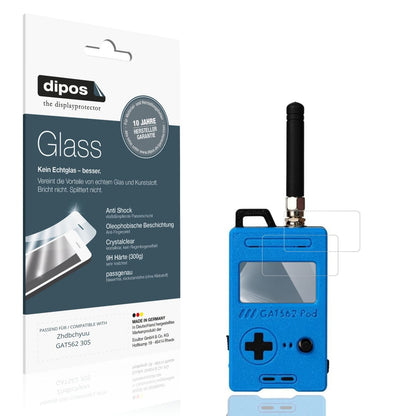 Klare Displayschutzfolie von dipos passend für Zhdbchyuu GAT562 30S, 9H kratzfest und blasenfrei montiert