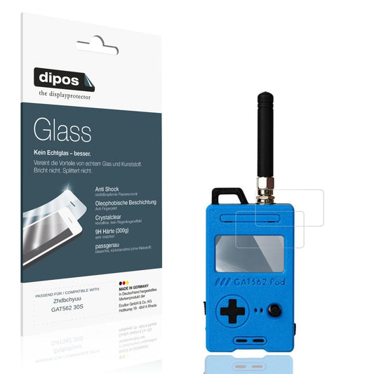 Klare Displayschutzfolie von dipos passend für Zhdbchyuu GAT562 30S, 9H kratzfest und blasenfrei montiert