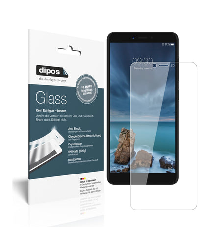 Klare Displayschutzfolie von dipos passend für ZTE Blade A7 Vita, 9H kratzfest und blasenfrei montiert