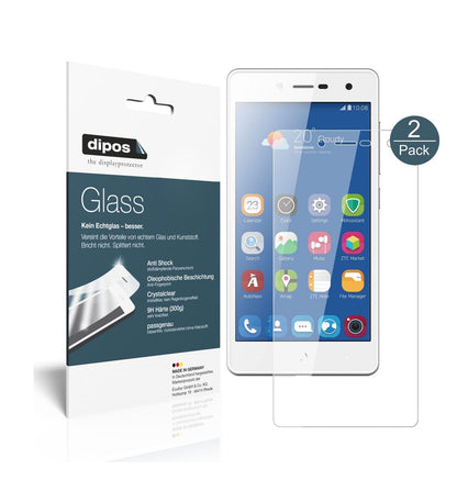 Klare Displayschutzfolie von dipos passend für ZTE Blade L7, 9H kratzfest und blasenfrei montiert