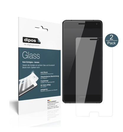 Klare Displayschutzfolie von dipos passend für ZUK Z2 Pro, 9H kratzfest und blasenfrei montiert