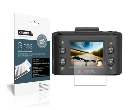 Matte Displayschutzfolie von dipos passend für a-rival aQtion Cam AQN6, 9H kratzfest und blasenfrei montiert