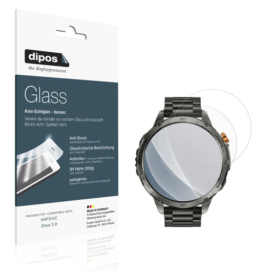 Matte Displayschutzfolie von dipos passend für AAFGVC Zeus 2.0, 9H kratzfest und blasenfrei montiert